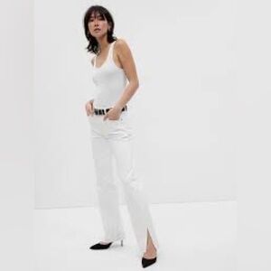 GAP Mid Rise Split-Hem '90s Loose Jeans